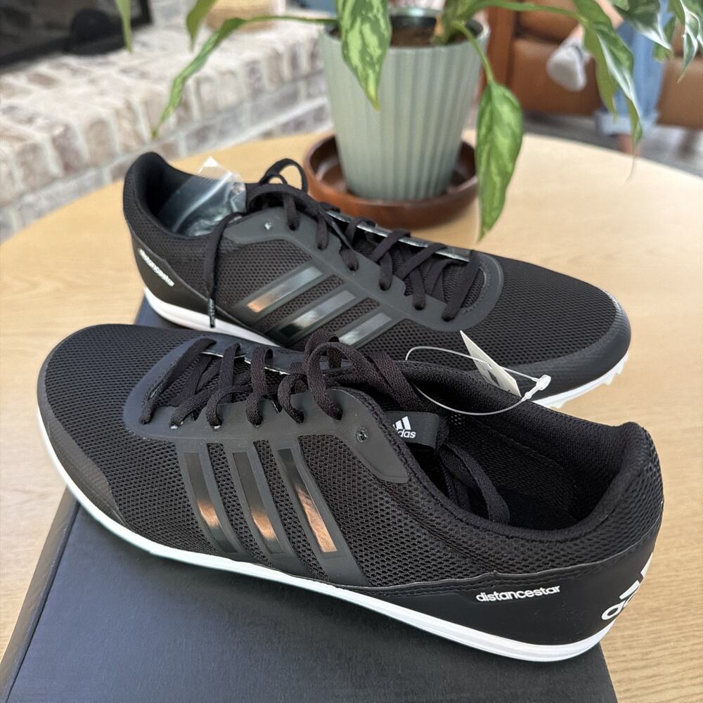 Adidas Distancestar Womens 10.0 Black Track Field Distance Spike F36062